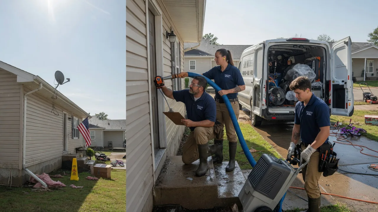 Ceiling Water Damage Restoration in Allenton, WI near me
